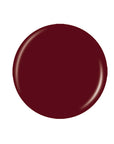Glossy Round Darkened red polish sample nail color shade