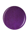 China Glaze Coconut Kiss Purple Glitter Nail Polish Swatch in a vibrant violet shimmer, ideal for standout manicures.