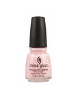 Nail lacquer glass bottle in Innocence variant from China Glaze with 0.5-ounce size