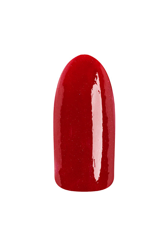 Scarlet red color swatch of EzFlow TruGEL Smeared Kiss