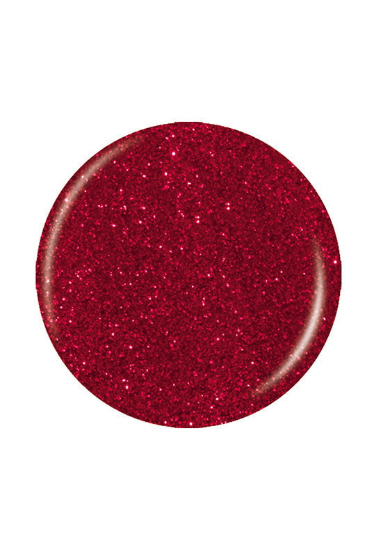 Nail Lacquer Sample swatch drop in a Deep red round shape