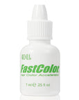 Ardell FastColor Accelerator bottle close-up – A compact white bottle with green branding designed to accelerate the hair coloring process.