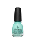 Front view of 0.5-ounce China Glaze nail enamel with All glammed up color shade