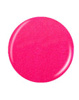 A bright pink acrylic nail color pantone nail lacquer sample color swatch in white color setting