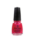 Closeup 0.5-ounce capped nail lacquer in 108 Degrees variant from China Glaze