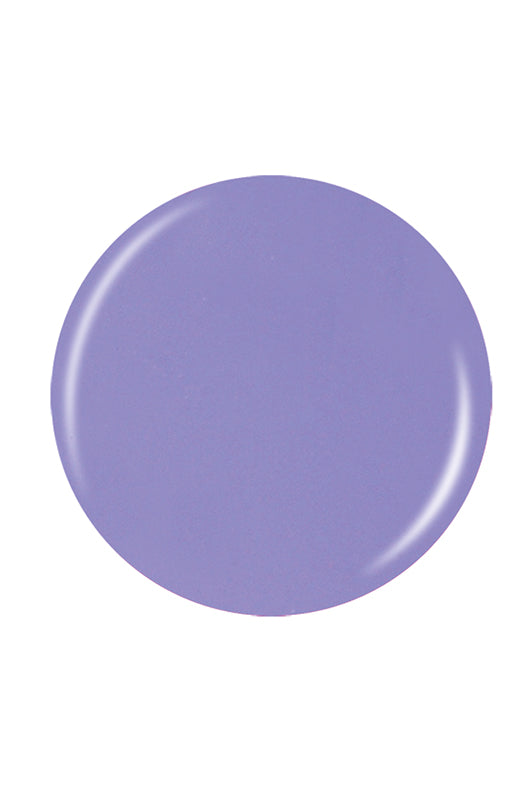 Round periwinkle blue blossoms color swatch sample in white color background