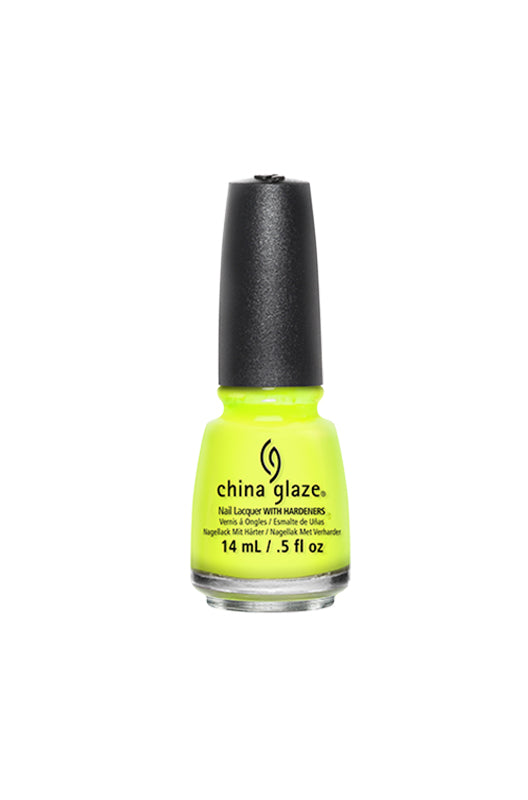 China Glaze Nail Lacquer, Yellow Polka Dot Bikini 0.5 fl oz