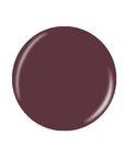 A glossy vector of purple-brown color combi nail enamel sample color swatch in white background