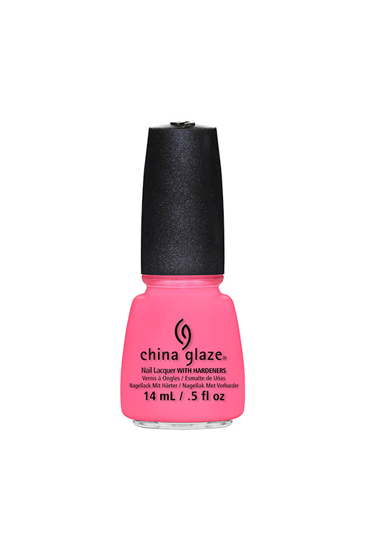 China Glaze Nail Lacquer, Neon & on & on, Pink, Creme 0.5 fl oz