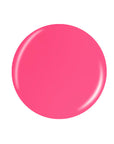 Glossy Vector illustration of a light neon pink opal shape sample nail polish swatch drop isolated in white background