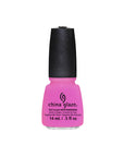Expansive view of nail lacquer container in Bottoms up variant from China Glaze