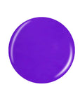 Bright vivid circle nail polish sample color swatch isolated in white backdrop