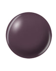 Purple-gray color of ball with light reflection nail polish sample color swatch drop
