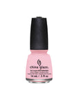 Front view of a capped 0.5-ounce China Glaze nail polish in Spring in my step variant in white background