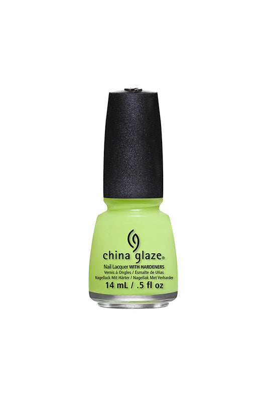 China Glaze Nail Lacquer, Grass Is Lime Greener 0.5 fl oz