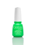 Nail gel polish container from China Glaze - Gelaze with In the Lime Light color variant facing forward
