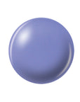 Realistic illustration of a circle with blossom-blue color nail lacquer sample color swatch