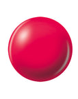A bright pink ball with a slight touch of orange color nail base coat sample color swatch