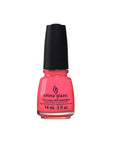 Pink bottle of nail polish from China Glaze with Red-Y to Rave and 0.5-ounce variant and size