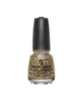 Front view of 0.5-ounce bottle of nail color from China Glaze in Bring on the bubbly shade