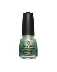 Frontal view of a 0.5-ounce Nail polish bottle from China Glaze with Holo At Ya Girl! color variant