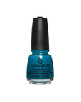 Frontage of nail color container with Jagged little teal variant from China Glaze Nail Lacquer collection