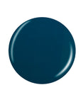 A circle with deep teal color sample swatch Pantone isolated in white background