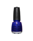 Deep blue nail lacquer bottle in Combat blue variant from China Glaze in 0.5-ounce size