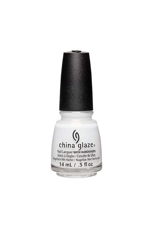 Frontage of China Glaze Nail Lacquer, Snow Way variant in 0.5-ounce bottle