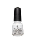Frontage of China Glaze Nail Lacquer, Snow Way variant in 0.5-ounce bottle