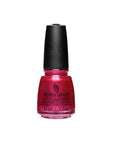 China Glaze nail polish in The more the berrier variant isolated in white background