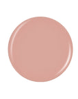 Nude color of a circle nail color Pantone color swatch isolated in white background