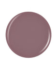 Deep Taupe circle shape nail polish sample color swatch isolated in white background