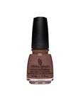 Frontal image of an 0.5-ounce capped bottle of China Glaze Nail Lacquer with Give Me S'More variant