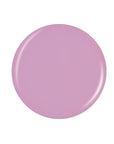 Glossy vector nude-pink badge nail polish sample color swatch in white backdrop
