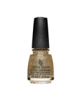 Shiny bottle of a nail lacquer from China Glaze in Big Hair & Bubbly color variant