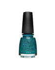 Glittered nail polish from China Glaze Nail Lacquer collection with 0.5-ounce bottle size