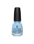 0.5-ounce capped nail polish bottle of China Glaze- Water in Falling in Love color variant