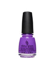 0.5-ounce Capped Purple bottle of nail polish from China Glaze Nail Lacquer collection in Stop Beachfrontin' variant