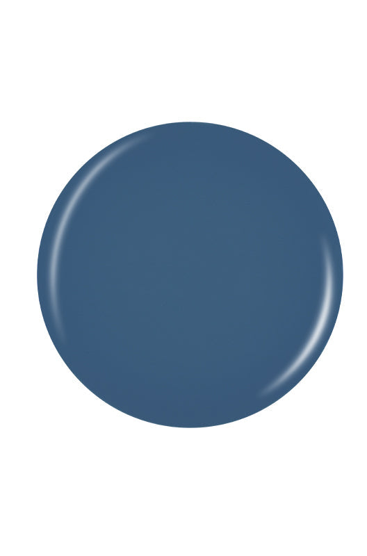 Round shape pale navy blue color swatch color Pantone in white color background