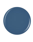 Round shape pale navy blue color swatch color Pantone in white color background