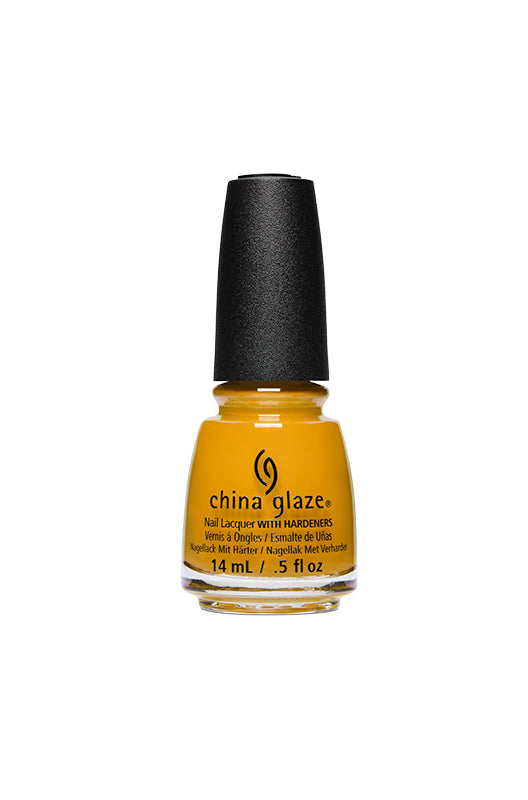 China Glaze Nail Lacquer, Mustard the Courage 0.5 fl oz