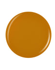 Mustard creme round shape swatch color pantone in white color setting