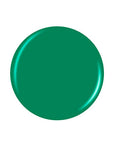 Round shape Turquoise neon color nail polish swatch drop of China Glaze Head to Moji-Toes creamy green nail lacquer