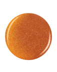 Sample color swatch of China Glaze nail color with glittered orange shade