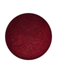 A circle shape with burgundy matte color sample color swatch of China Glaze nail color