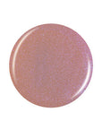 A round shape nail polish swatch drop in creamy hypnotic blue color