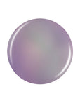 A round shape nail polish swatch drop in lilac purple color