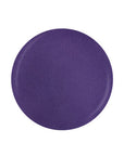 A round shape nail polish swatch drop in purple glitter color