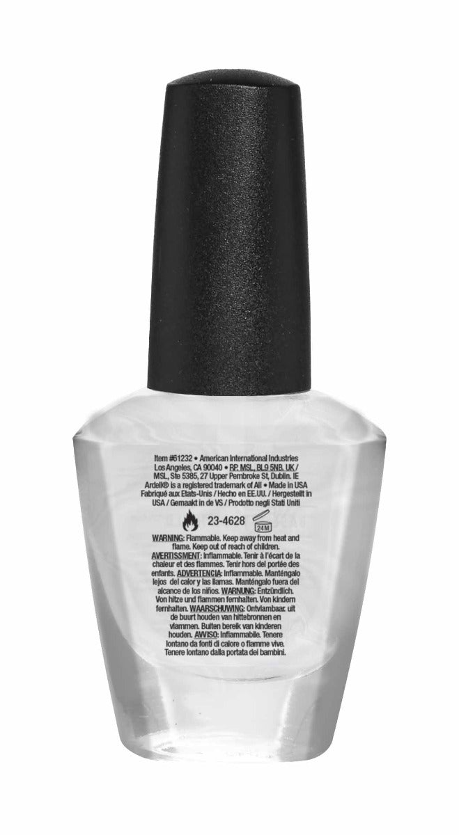 Back view of Ardell Ridge Filler bottle showing product details, including ingredients and safety warnings.